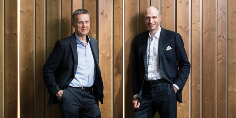 Ilari Anttila, CEO of EnerKey and Tuomas Siponen, Partner at Vaaka Partners